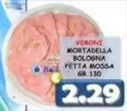 MercADone Veroni mortadella bologna fetta mossa offerta