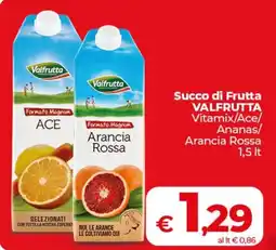 Coop Radenza Succo di Frutta Valfrutta offerta