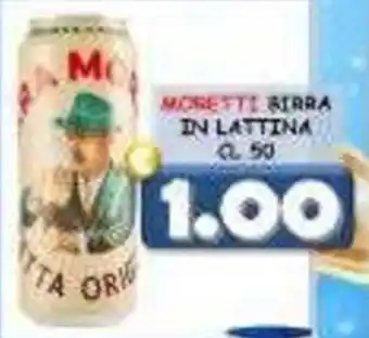 MercADone Moretti birra offerta