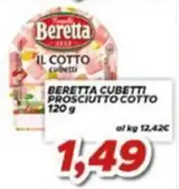 MA Supermercati Beretta cubetti prosciutto cotto offerta