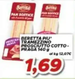 MA Supermercati Beretta più tramezzino prosciutto cotto - praga offerta