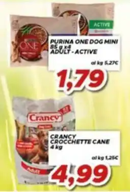 MA Supermercati Purina One Dog Mini Adult - Active offerta