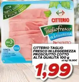 MA Supermercati Citterio taglio fresco in leggerezza prosciutto cotto offerta