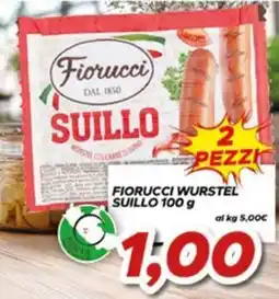 MA Supermercati Fiorucci wurstel suillo offerta