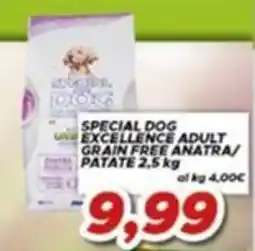 MA Supermercati Special Dog Excellence Adult Grain Free Anatra/Patate offerta