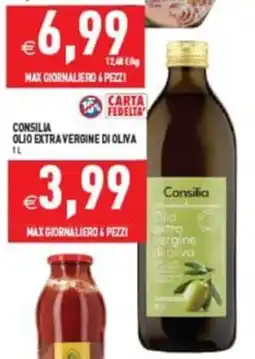 Supermercati Agorà Consilia olio extra vergine di oliva offerta