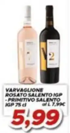 MA Supermercati Varvaglione rosato salento igp - primitivo salento offerta