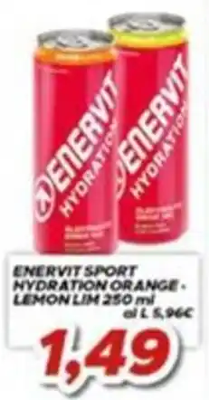MA Supermercati Enervit Sport Hydration Orange/Lemon Lim offerta