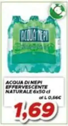 MA Supermercati Acqua di Nepi effervescente naturale offerta