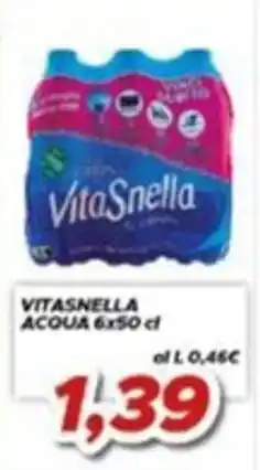 MA Supermercati VitaSnella Acqua offerta
