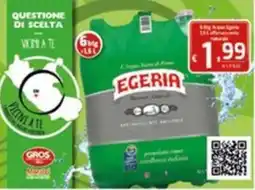 MA Supermercati Acqua Egeria offerta