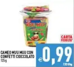 Supermercati Agorà Cameo muu muu con confetti cioccolato offerta