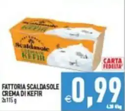 Supermercati Agorà Fattoria Scaldasole Crema di kefir offerta