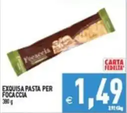 Supermercati Agorà Exquisa pasta per focaccia offerta