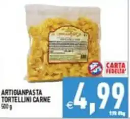 Supermercati Agorà Artigianpasta tortellini carne offerta