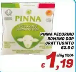 Idromarket Pinna pecorino romano dop grattugiato offerta