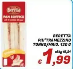 Idromarket Beretta piu'tramezzino tonno/maio offerta