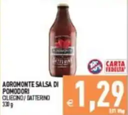 Supermercati Agorà Agromonte salsa di pomodori offerta