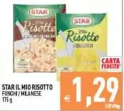 Supermercati Agorà Star il mio risotto funghi / milanese offerta