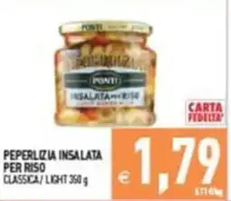 Supermercati Agorà Pepelizia insalata per riso classica offerta