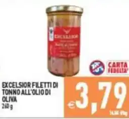 Supermercati Agorà Excelsior filetti di tonno all'olio di oliva offerta