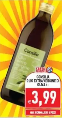 Supermercati Agorà Consilia olio extra vergine di oliva offerta