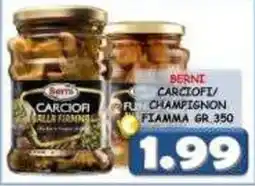 MercADone Bernt carciofi / funghi champignon fiamma offerta