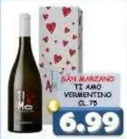 MercADone San Marzano Ti Amo Vermentino offerta