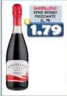 MercADone Garzellino vino rosso frezzante offerta