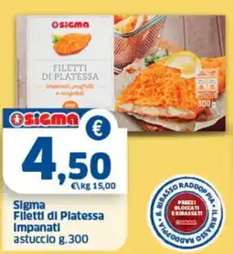 Ok Sigma Sigma Filetti di Platessa Impanati offerta