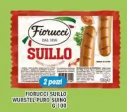 Sacoph Fiorucci Suillo Wurstel Puro Suino offerta