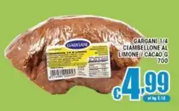 Sacoph Gargani ciambellone al limone / cacao offerta