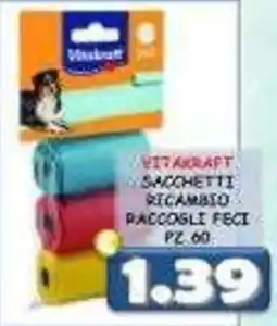 MercADone Vitakraft sacchetti ricambio paccole feci offerta