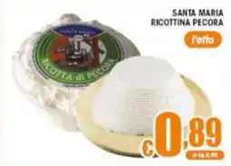 Sacoph Santa Maria Ricottina Pecora offerta