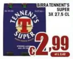 Sacoph Birra Tennent's Super offerta