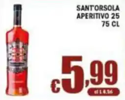 Sacoph Sant'Orsola Aperitivo 25 offerta