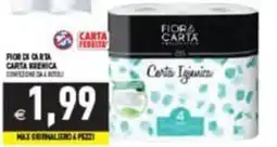 Supermercati Agorà Carta Igienica Fior di Carta offerta