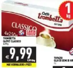 Supermercati Agorà Caffè Trombetta Classico offerta
