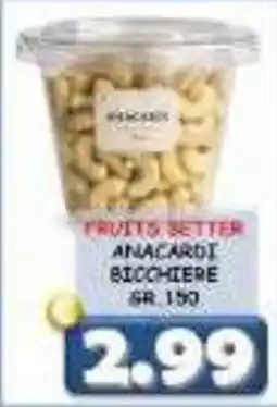 MercADone Fruits Better Anacardi Bicchiere offerta