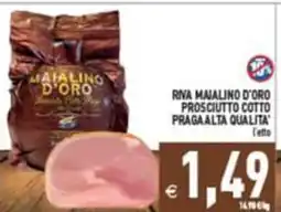 Supermercati Agorà Rna Majalino d'oro prosciutto cotto praga alta qualita' offerta
