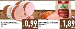 Supermercati Agorà Mec Palmieri Mortadella Italiana offerta