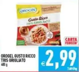 Supermercati Agorà Orogel gusto ricco tris grigliato offerta