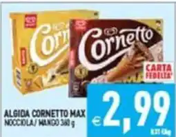 Supermercati Agorà Algida Cornetto Max offerta