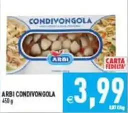 Supermercati Agorà Arbi condivongola offerta