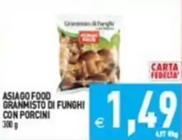 Supermercati Agorà Asiago Food Granmisto di funghi con porcini offerta