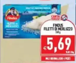 Supermercati Agorà Findus filetti di merluzzo offerta