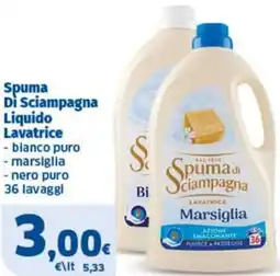Ok Sigma Spuma di Sciampagna Lavatrice Marsiglia offerta