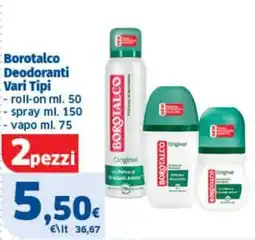 Ok Sigma Borotalco Deodoranti offerta