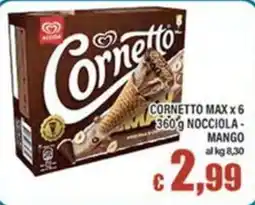 Top Supermercati Cornetto Max offerta