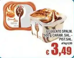 Top Supermercati G7 Gelato Spalm. Caram. Sal. offerta